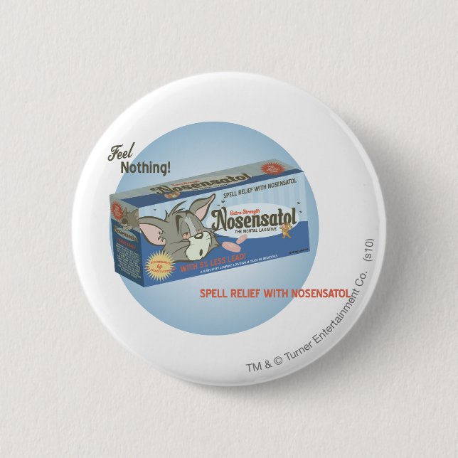 Chapa Redonda De 5 Cm Tom y Jerry Nosensatol 2 (Anverso)