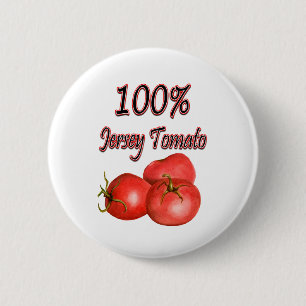Chapa Redonda De 5 Cm Tomate 100% del jersey