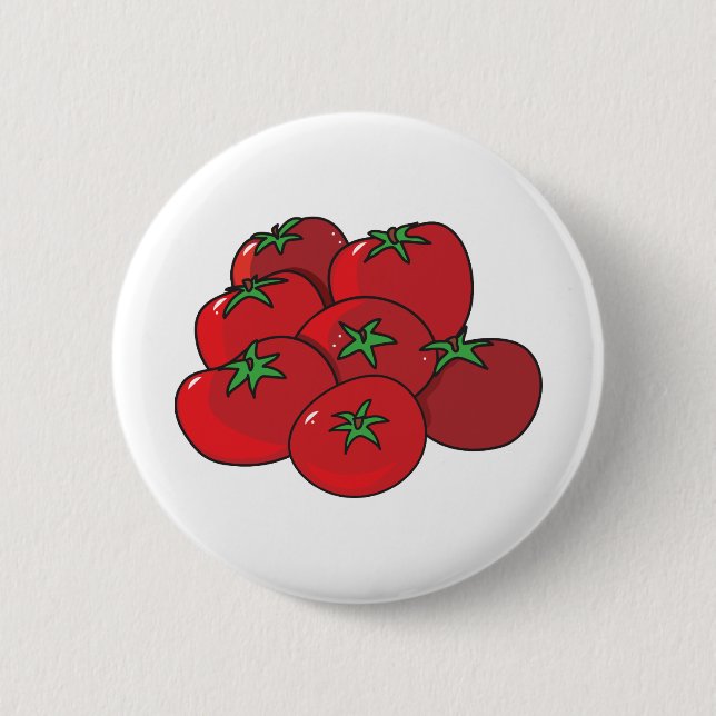 Chapa Redonda De 5 Cm Tomates (Anverso)