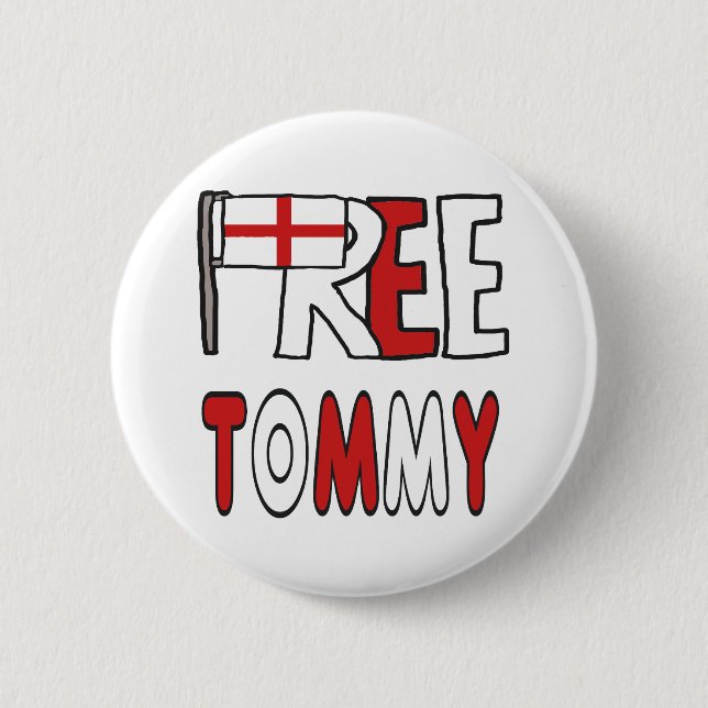 Chapa Redonda De 5 Cm Tommy libre (Anverso)