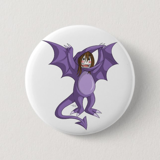 Chapa Redonda De 5 Cm Tommydactyle (Anverso)