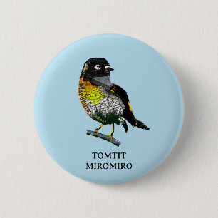Chapa Redonda De 5 Cm Tomtit Miromiro
