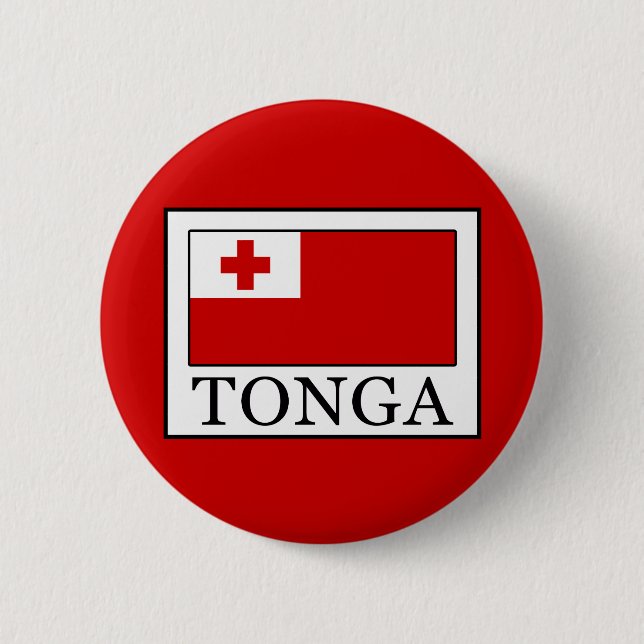 Chapa Redonda De 5 Cm Tonga (Anverso)