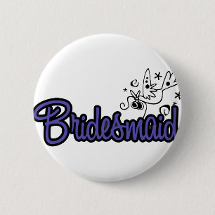Chapa Redonda De 5 Cm ToonDoveBridesmaidInd