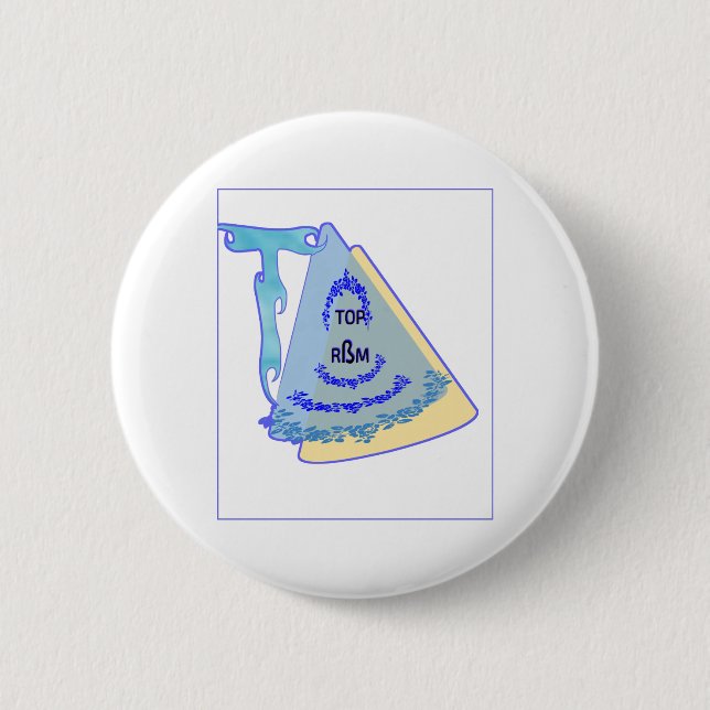 CHAPA REDONDA DE 5 CM TOP_MODERN_BLUE_SO CUTE (Anverso)