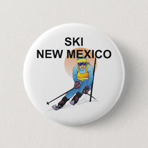 Chapa Redonda De 5 Cm TOP Ski Nuevo México