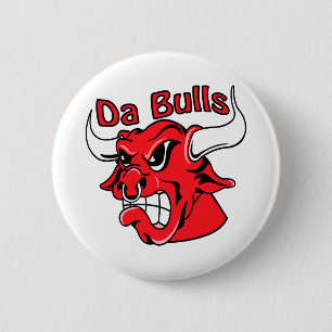 Chapa Redonda De 5 Cm Toros blancos de DA