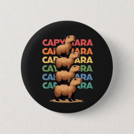 Chapa Redonda De 5 Cm Torre Capybara