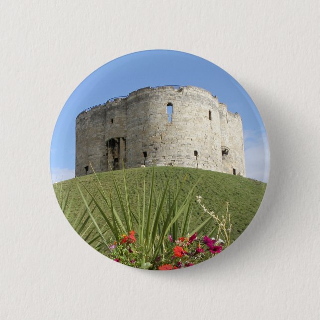 Chapa Redonda De 5 Cm Torre Cliffords (Anverso)