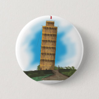 Chapa Redonda De 5 Cm Torre inclinada de Pisa