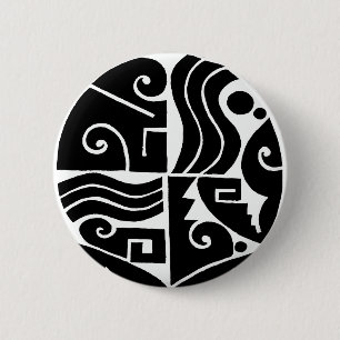 Chapa Redonda De 5 Cm Tortuga del Suroeste