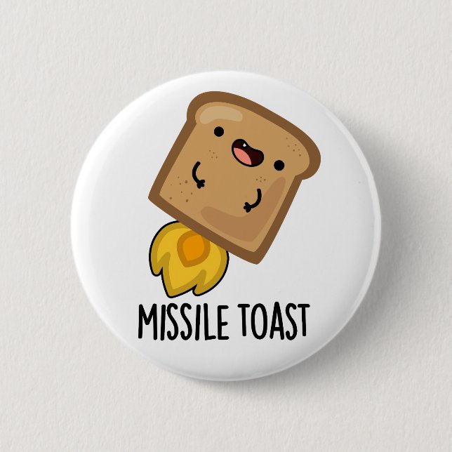 Chapa Redonda De 5 Cm Tostada Misil Graciosa Mistletoe Puns (Anverso)