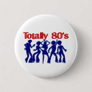 Chapa Redonda De 5 Cm Totalmente disco 80s