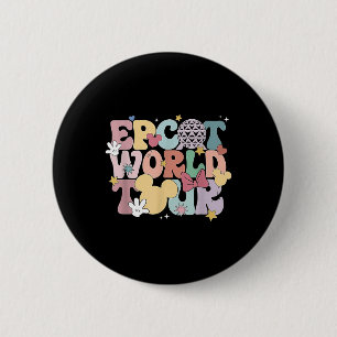 Chapa Redonda De 5 Cm Tour Mundial de Epcot