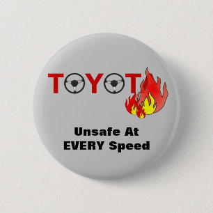 Chapa Redonda De 5 Cm Toyota: Inseguro a CADA velocidad