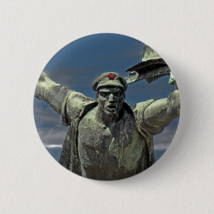 Chapa Redonda De 5 Cm Trabajador/revolucionario comunistas (3)