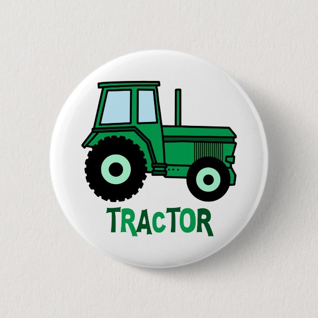 Chapa Redonda De 5 Cm Tractor (Anverso)