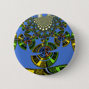Chapa Redonda De 5 Cm Tradición azul