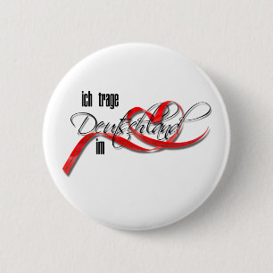 Chapa Redonda De 5 Cm Trage Deutschland im Herzen de Ich