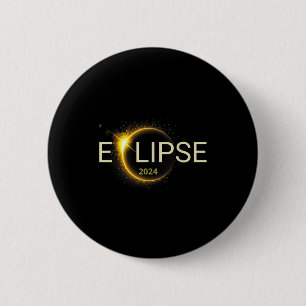 Chapa Redonda De 5 Cm Traje De Disfraz Para Eclipse Solar 2024 Totalidad