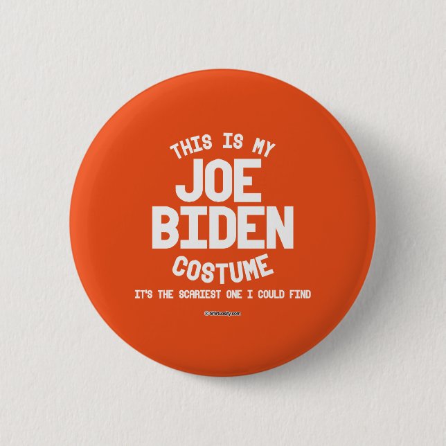 Chapa Redonda De 5 Cm Traje de Joe Biden (Anverso)