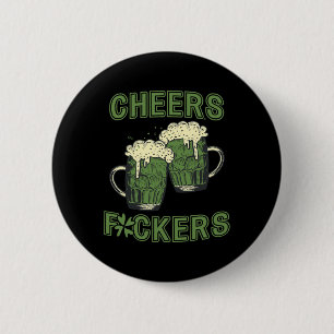 Chapa Redonda De 5 Cm Traje del día de San Patricio Cheers Ers Bebe Cerv