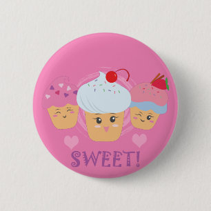 Chapa Redonda De 5 Cm Trajes dulces - ¡Pasteles!