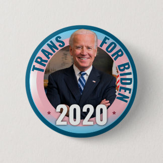 Chapa Redonda De 5 Cm Trans para Joe Biden 2020 para presidente - demócr