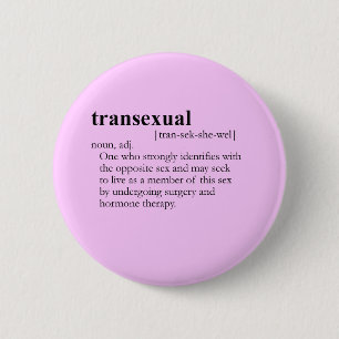 Chapa Redonda De 5 Cm TRANSEXUAL (definición)