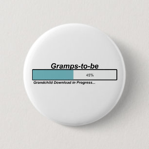 Chapa Redonda De 5 Cm Transferencia Gramps a ser