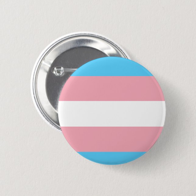Chapa Redonda De 5 Cm Transgender bandera (Anverso y reverso)