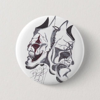 Chapa Redonda De 5 Cm Travieso--Botón de Grr