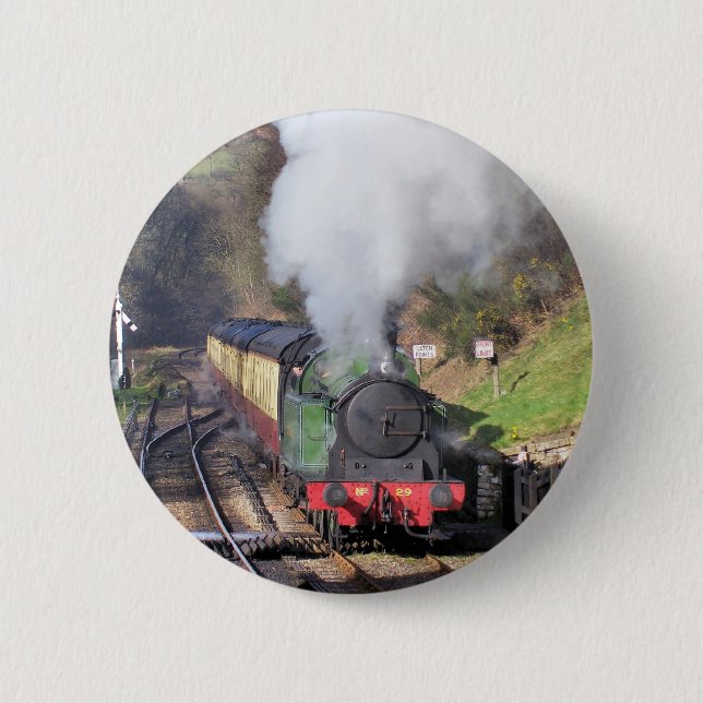 CHAPA REDONDA DE 5 CM TRENES DE VAPOR (Anverso)