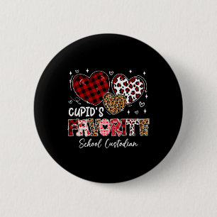 Chapa Redonda De 5 Cm Tres Corazones El Custodio Escolar Favorito de Cup