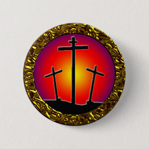 CHAPA REDONDA DE 5 CM TRES CRUCES