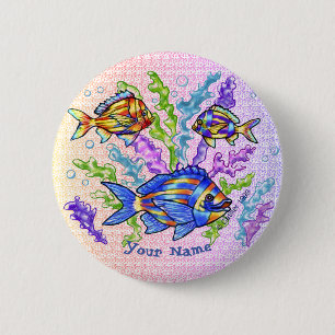 Chapa Redonda De 5 Cm Triad Fish