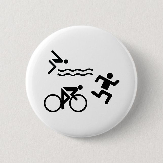 Chapa Redonda De 5 Cm Triatholon - ciclo de funcionamiento de la (Anverso)