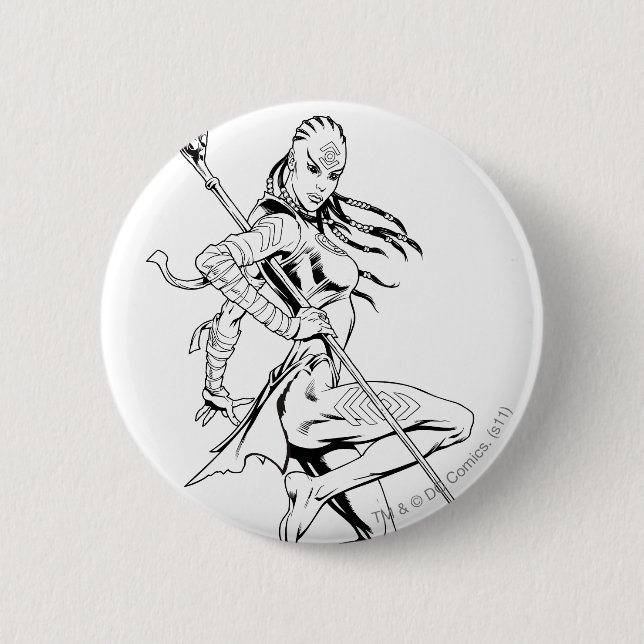 Chapa Redonda De 5 Cm Tribu 3 del añil (Anverso)