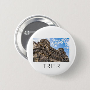 Chapa Redonda De 5 Cm Trier Porta Nigra Renania Palatinado Alemania
