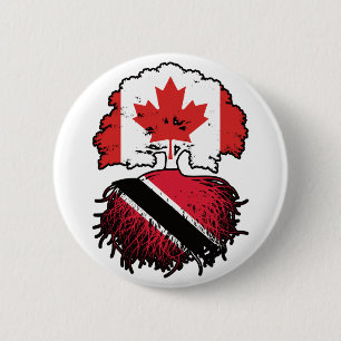 Chapa Redonda De 5 Cm Trinidad y Tobago trinitense canadiense Canadá
