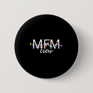 Chapa Redonda De 5 Cm Tripulación de MFM Navidad Medicina Materno Fetal