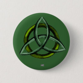 Chapa Redonda De 5 Cm Triquetra (verde)