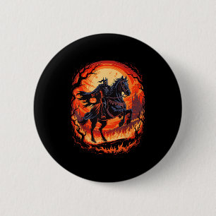 Chapa Redonda De 5 Cm Triste Calabaza Halloween sin Cabeza De Halloween