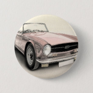 Chapa Redonda De 5 Cm Triumph TR6