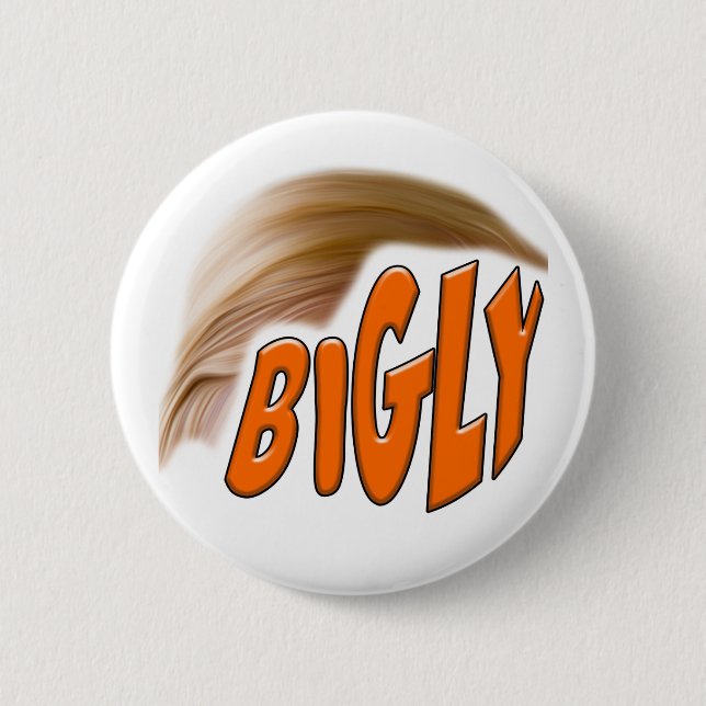 Chapa Redonda De 5 Cm Triunfo de Bigly (Anverso)