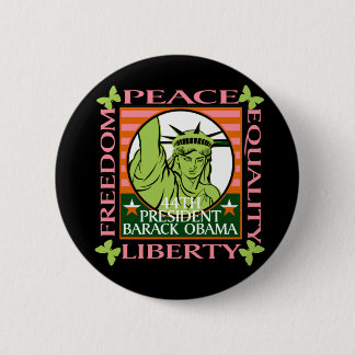 CHAPA REDONDA DE 5 CM ¡TRIUNFOS DE BARACK OBAMA!