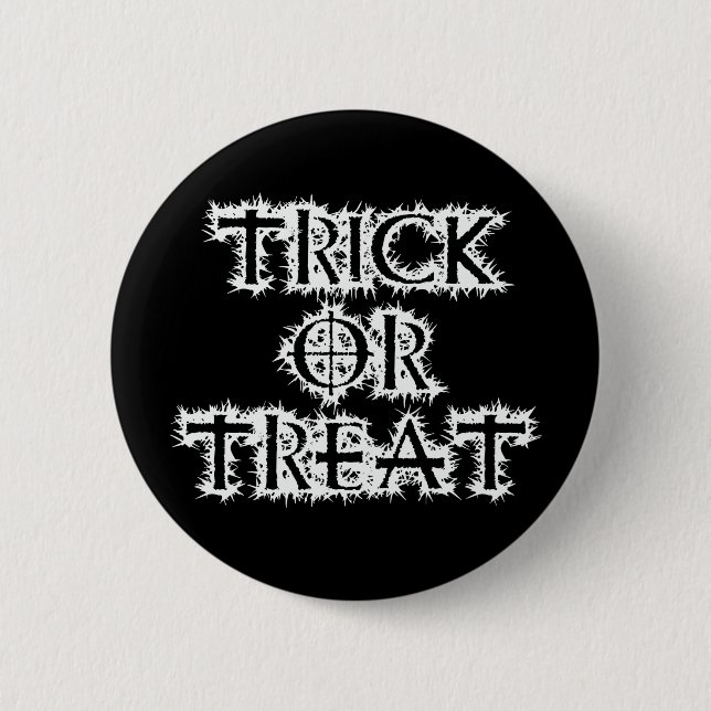 Chapa Redonda De 5 Cm Truco o invitación (Anverso)