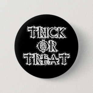 Chapa Redonda De 5 Cm Truco o invitación