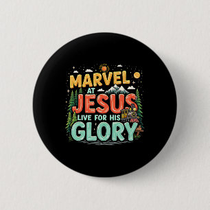 Chapa Redonda De 5 Cm True North Christian Camp Vbs 2025 Su Gloria Junct