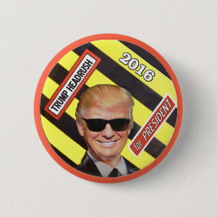 Chapa Redonda De 5 Cm Trump